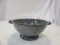 Vintage Gray Speckled Enamel Colander