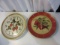 2 Strawberry Themed Wall Clocks - 1 Working 1 Not