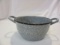 Heavy Duty Vintage Enamel Pot With Handles