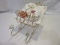 Gold Toned Sleigh Decor With Napkins & Tablecloth