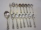 Lot of 16 Vintage Silver Toned Utensils