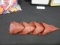 Lot of 4 Metal Wall Holders