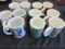 Lot of 11 Christmas Themed Mugs
