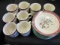 Snowman Hot Cocoa Mug Set With Dessert Plates