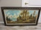 Framed J. Valdee Nature Landscape Painting