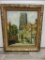 Framed P.C. Steenhouker Town Painting