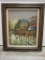 Framed Bel City Life Painting