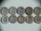 Lot of 10 1964 .90 Silver Roosevelt Dimes