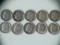 Lot of 10 1955-1964 .90 Silver Roosevelt Dimes