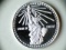 .999 1oz Silver Statue of Liberty California Mint
