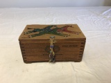 Vintage Western Horses Handmade Cigar Box