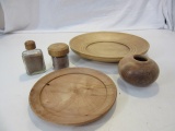 Lot of Various Wood Home Decor Items