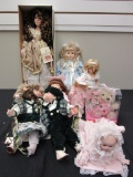 Lot of Misc. Dolls and a Teddy Bear