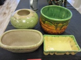 Lot of 4 Ceramic Decorative Dishes