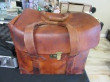 Antique Large Leather Postal Bag