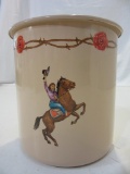 Marble Canyon Western Rose Enamelware Canister