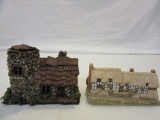 Lot of 2 Small Decorative Houses