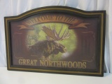 Welcome To The Great Northwoods Wall Sign