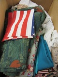 Box Lot of Fabrics