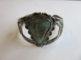 .925 Silver 41.9 Turquoise Fixed Bracelet