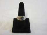 .925 Silver Jeweled Ring Size 10