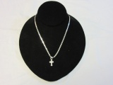.925 Silver Crucifix Necklace