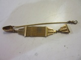 Gold Toned Pocket Watch Clip