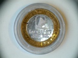 .999 Silver 1oz $10 Golden Gate Casino Token
