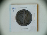 1917 .90 Silver Walking Liberty Half Dollar
