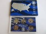 U.S. State Quarters Proof Set (5 Quarters)