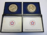 Pair of American Revolutionary Bicentennial Coins