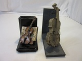 2 Violin Bookends