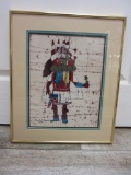 Framed Norine Carol Andrews Art Piece