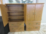 2 Wood Wardrobes - TIMES THE MONEY