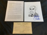 MARTIN LANDAU Autograph Marshall Kaplan Print COA