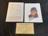 MICHAEL MOORE Autograph Marshall Kaplan Print COA