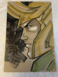 LOKI Avengers Original Art Drawing COA Tom Hodges