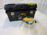 Stanley Toolbox Filled With Supplies & Face Shield