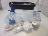 Large Lot of Fabric Trims & Other Sewing Decor
