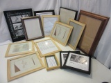 14 Picture Frames in Various Sizes