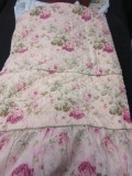 Vintage Floral Twin Bed Cover