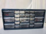 Plastic Hardware Storage Cabinet With Supplies