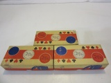 3 Boxes of Vintage Corsair Paper Poker Chips