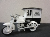 See's Candies Motorcycle& Sidecar  Die Cast