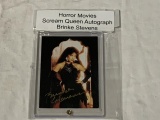 BRINKE STEVENS Scream Queen AUTOGRAPH Card