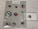 Lot of 10 POLITICAL Buttons