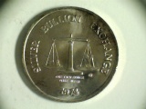 1974 .999 1oz Silver Bullion Exchange Coin
