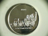 1825 .999 1oz Silver Locomotion I Coin