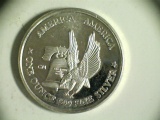 .999 1oz Silver America America Coin