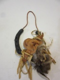Leather Saddle on Horseshoe Wall Decor